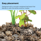 Green Silk Plant Set, medium - Easy placement
