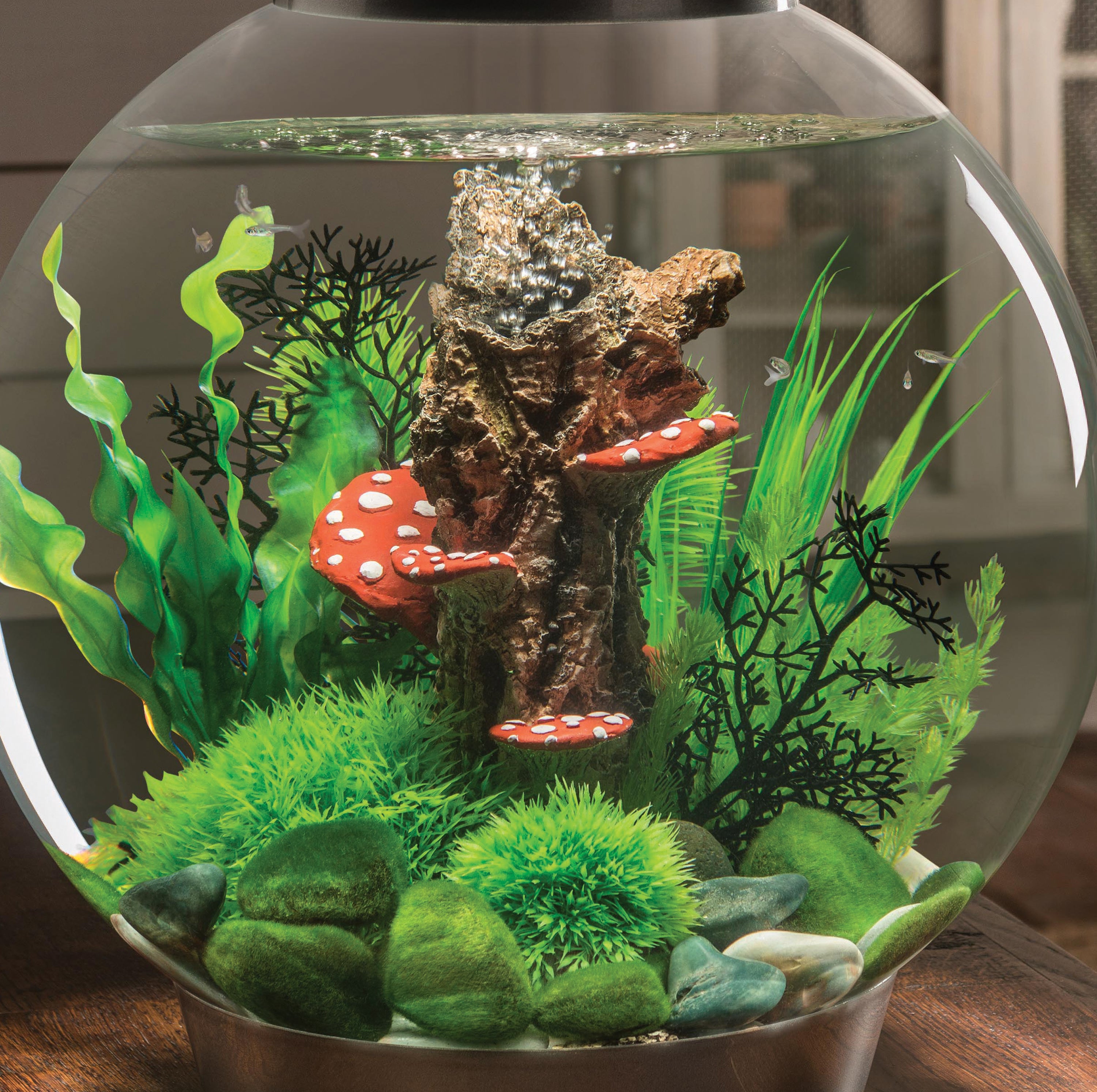 Mushroom on Trunk Sculpture in use