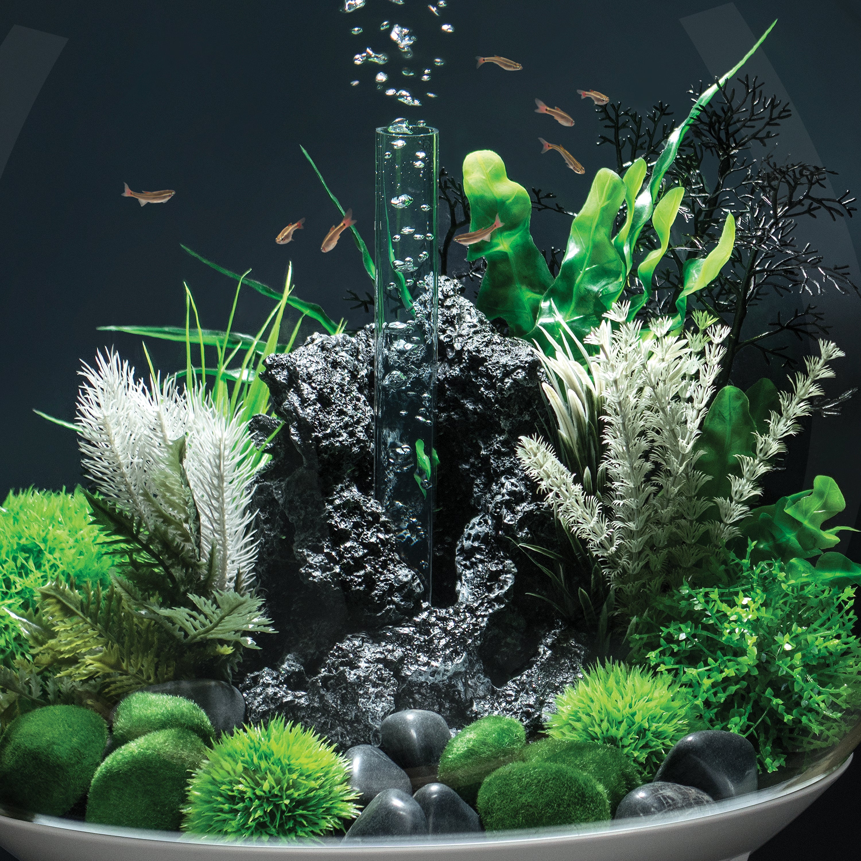 Thistle Fern Plant Set, small grey/green - In use