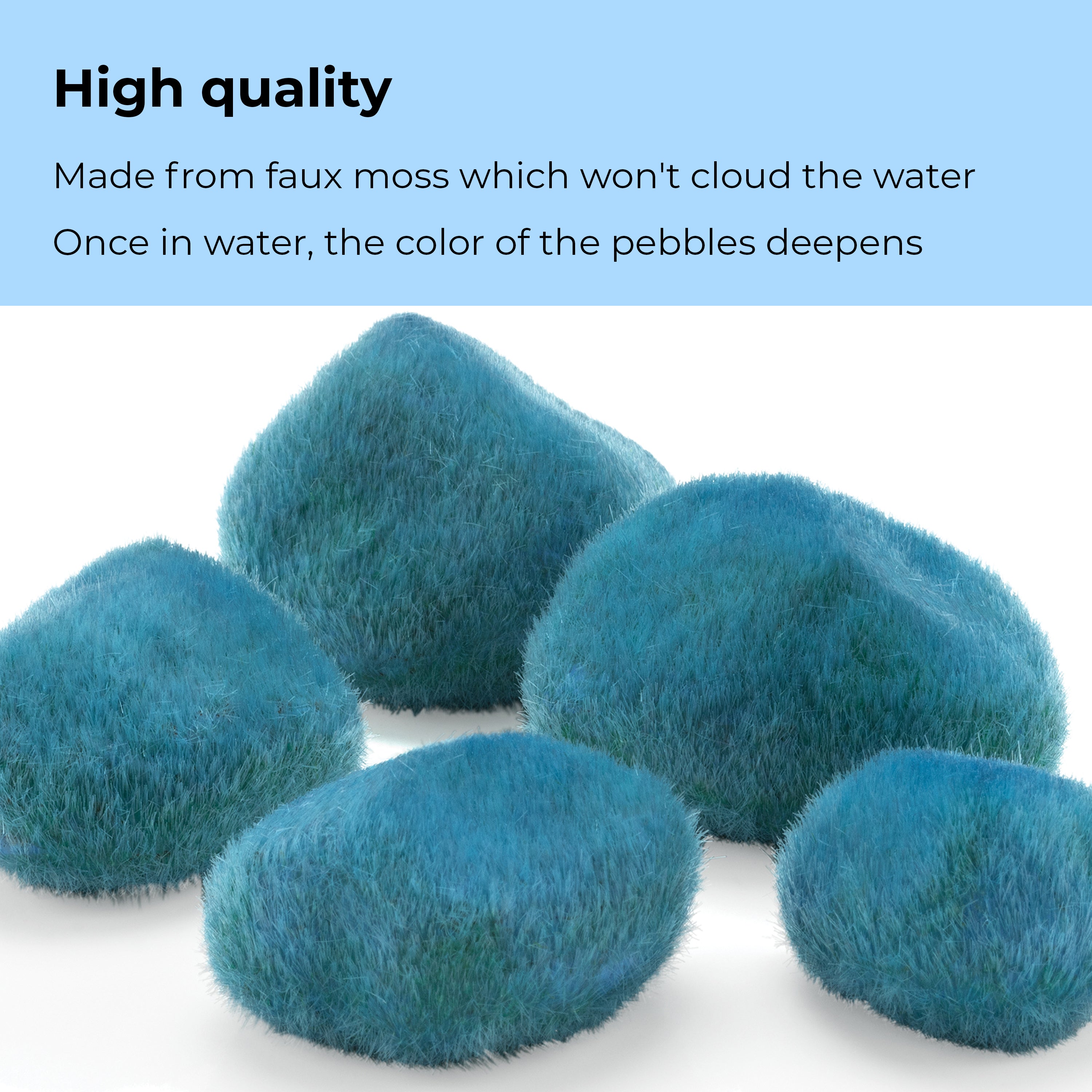 Moss Pebbles Set - High quality