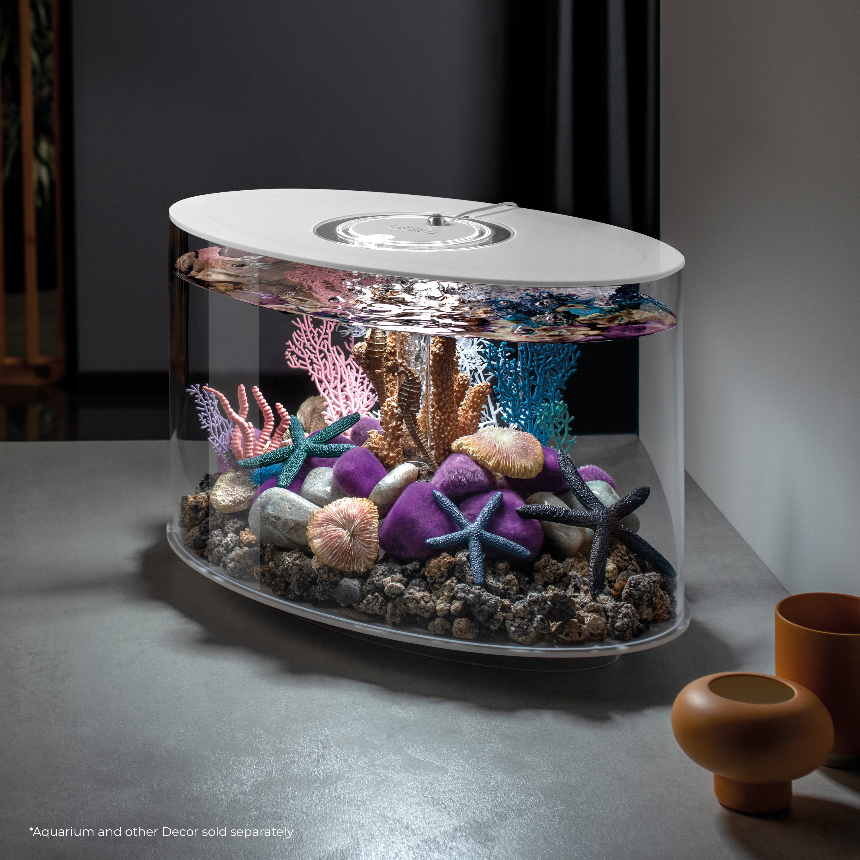 Moss Pebbles Set - Purple In use