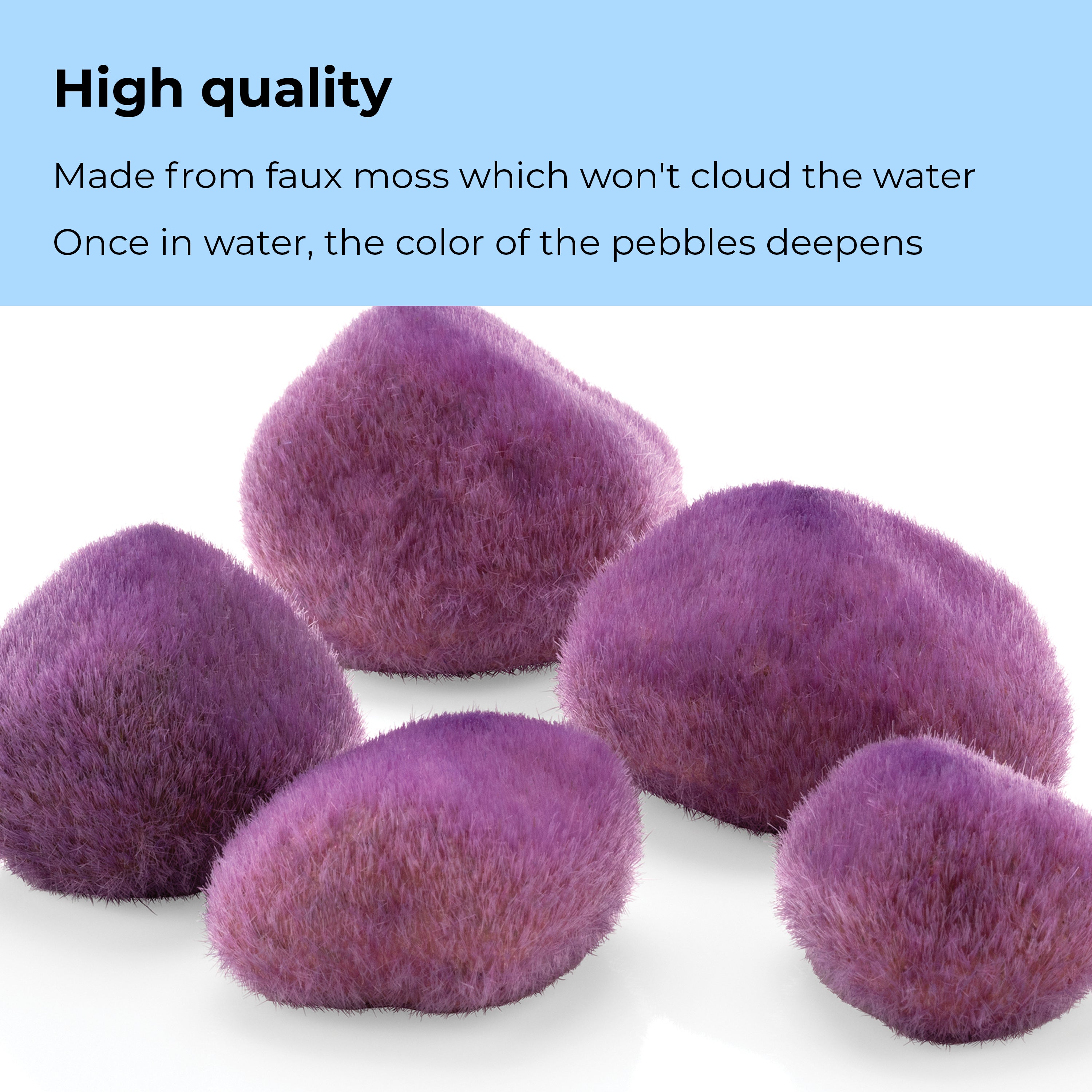 Moss Pebbles Set - High quality