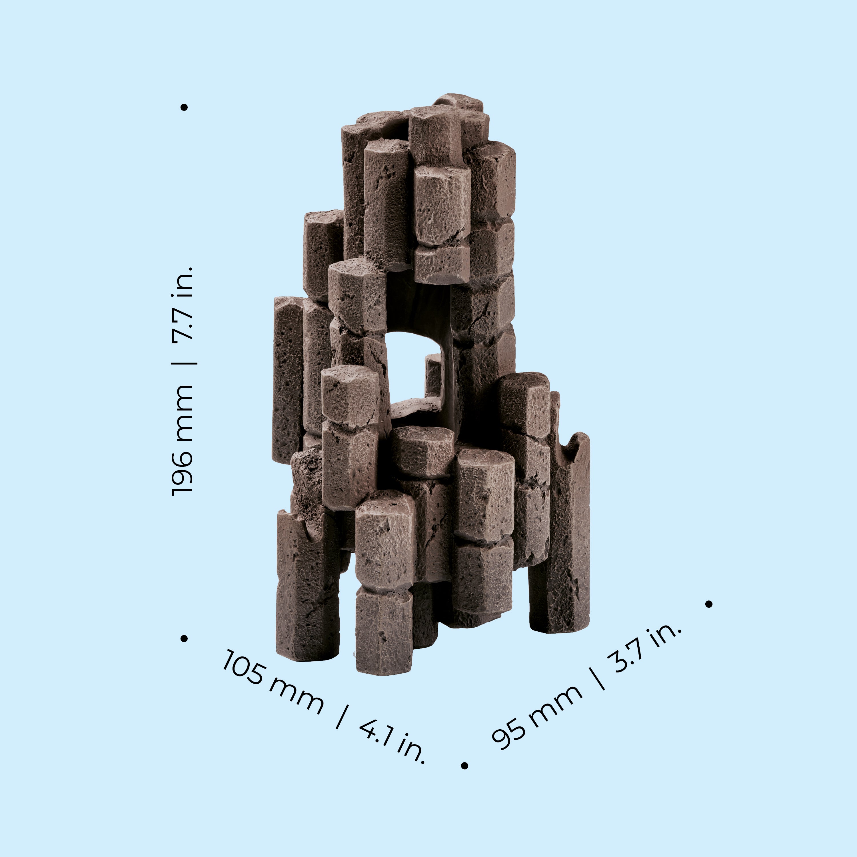 Volcanic Stone Sculpture dimensions