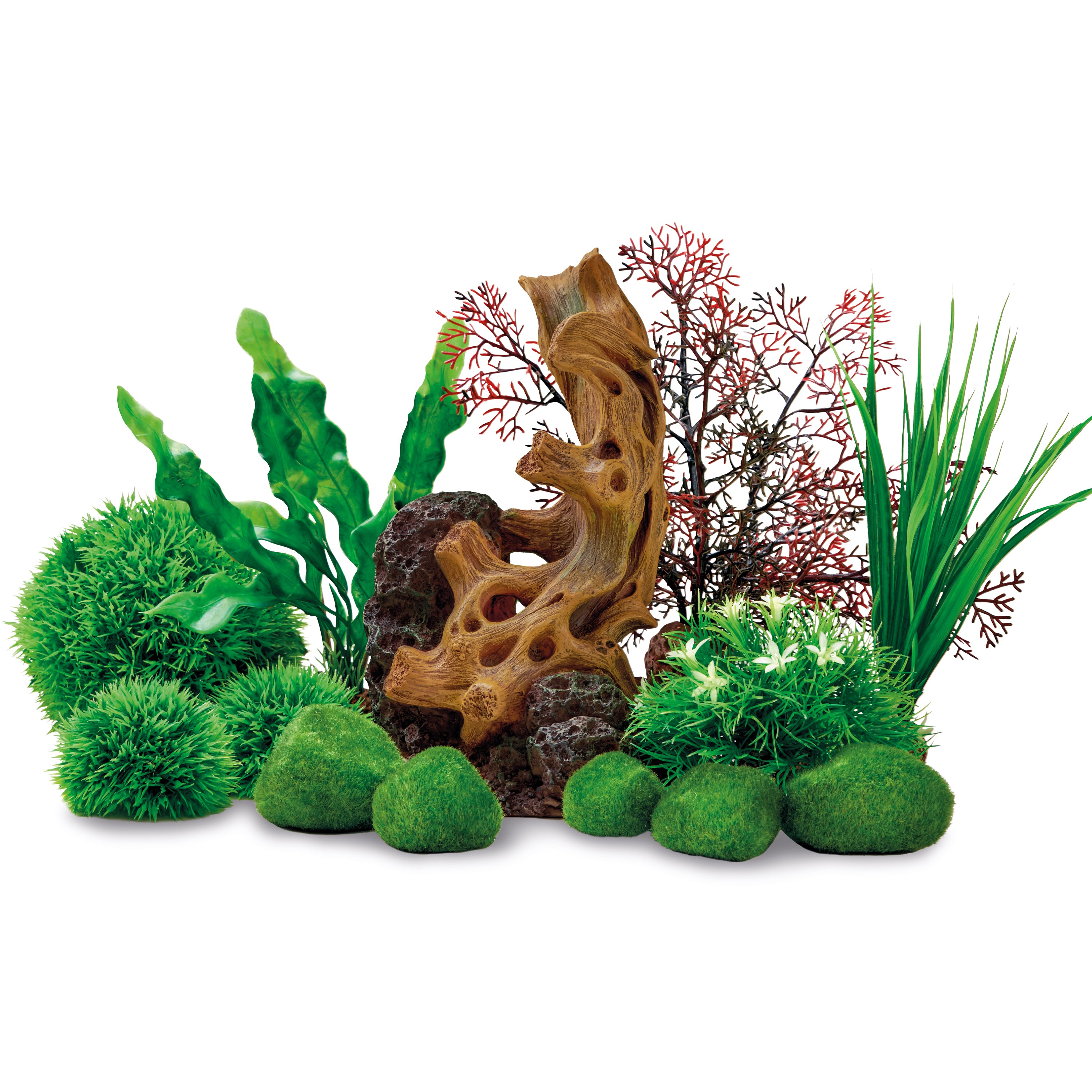 Wood on Stone Décor Set