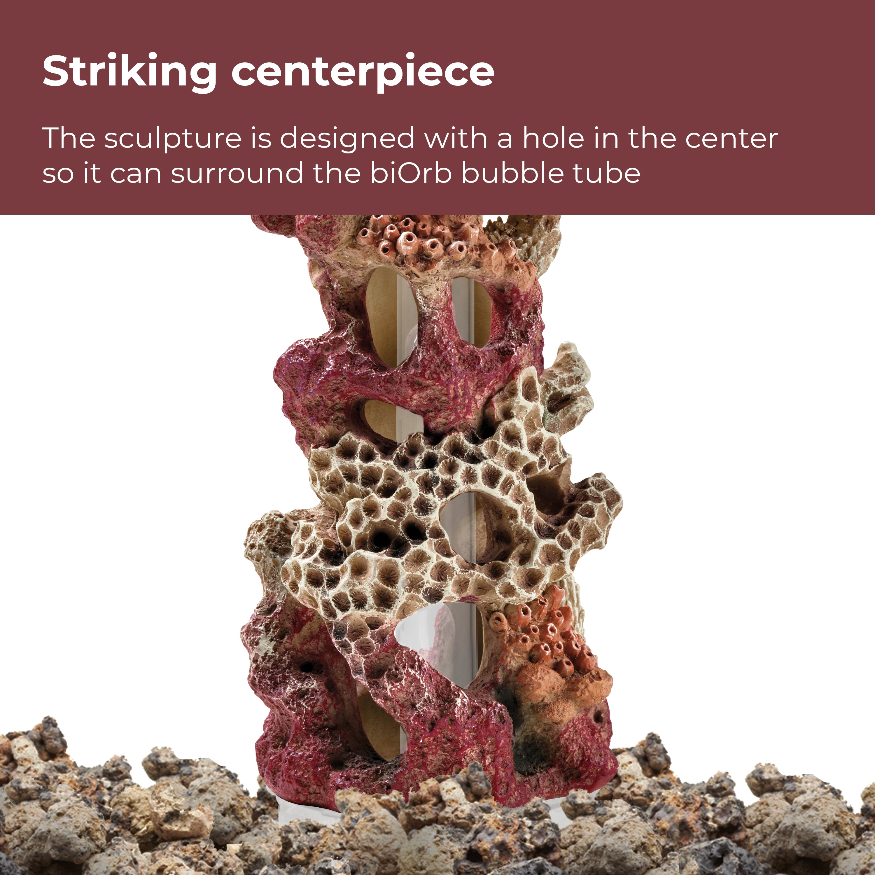 Reef Rock Décor Set has a striking centerpiece