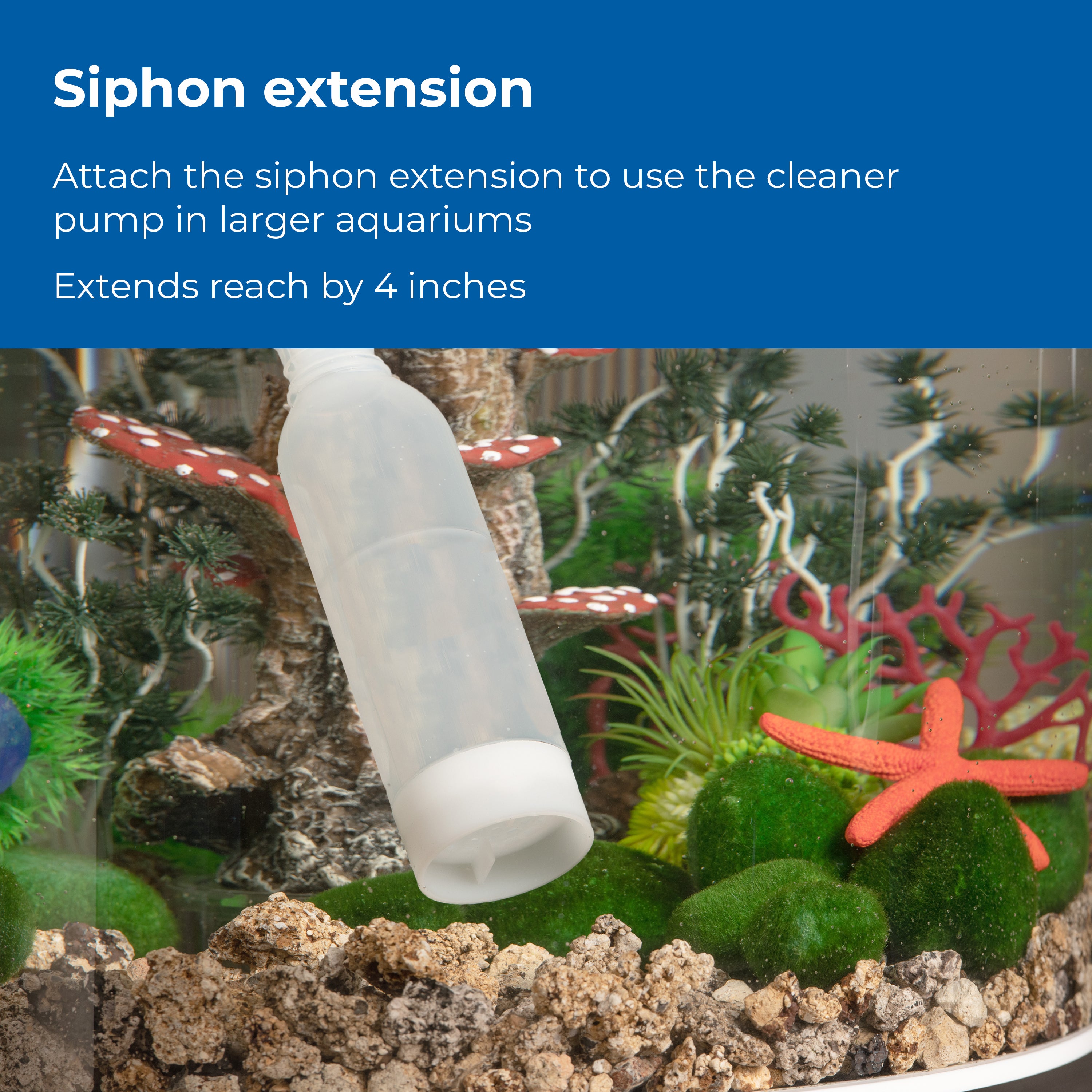 BiOrb Aquarium Cleaner Pump - Easy Siphon For Water Changes & Gravel Cleaning