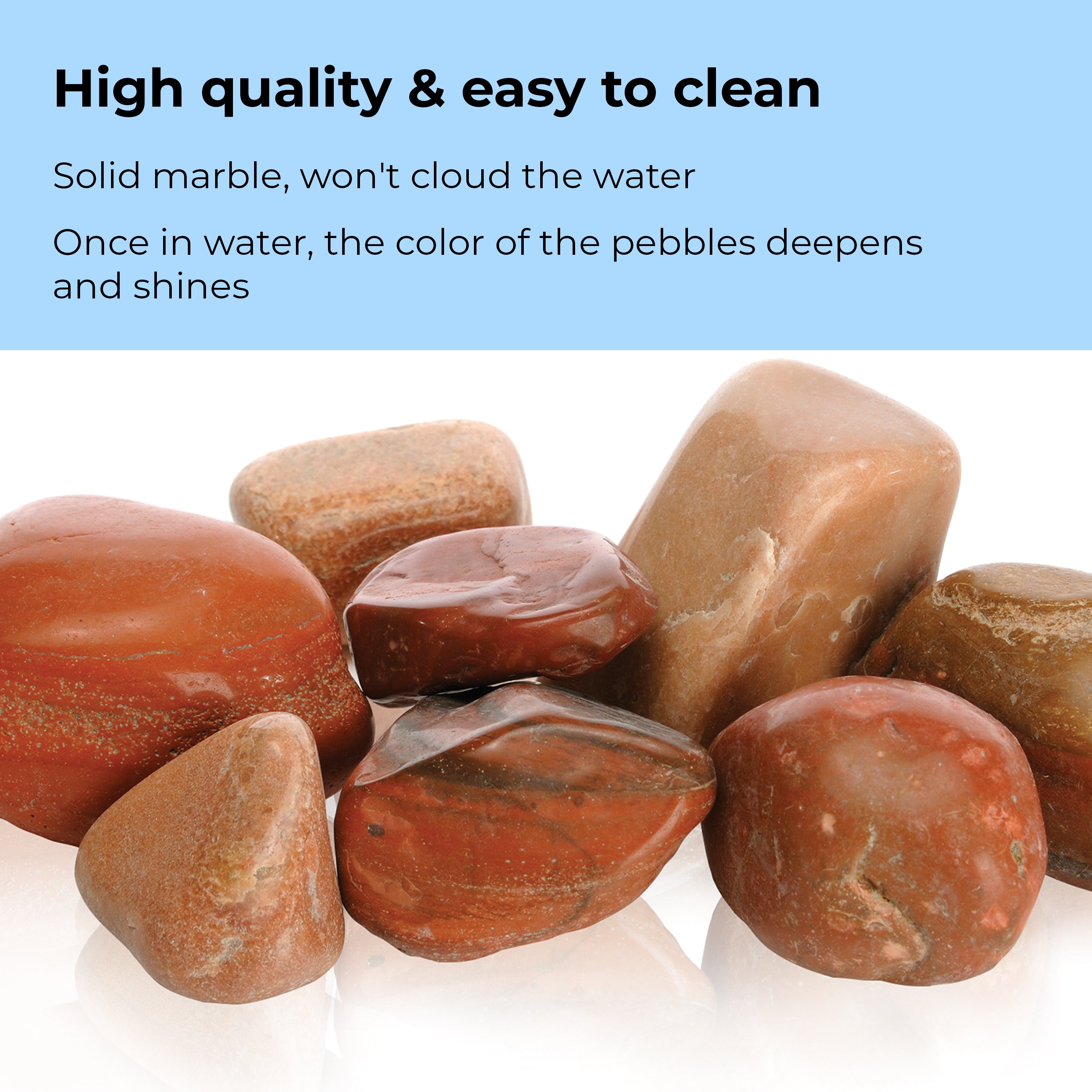Marble Pebble Set - High quality & easy to clean