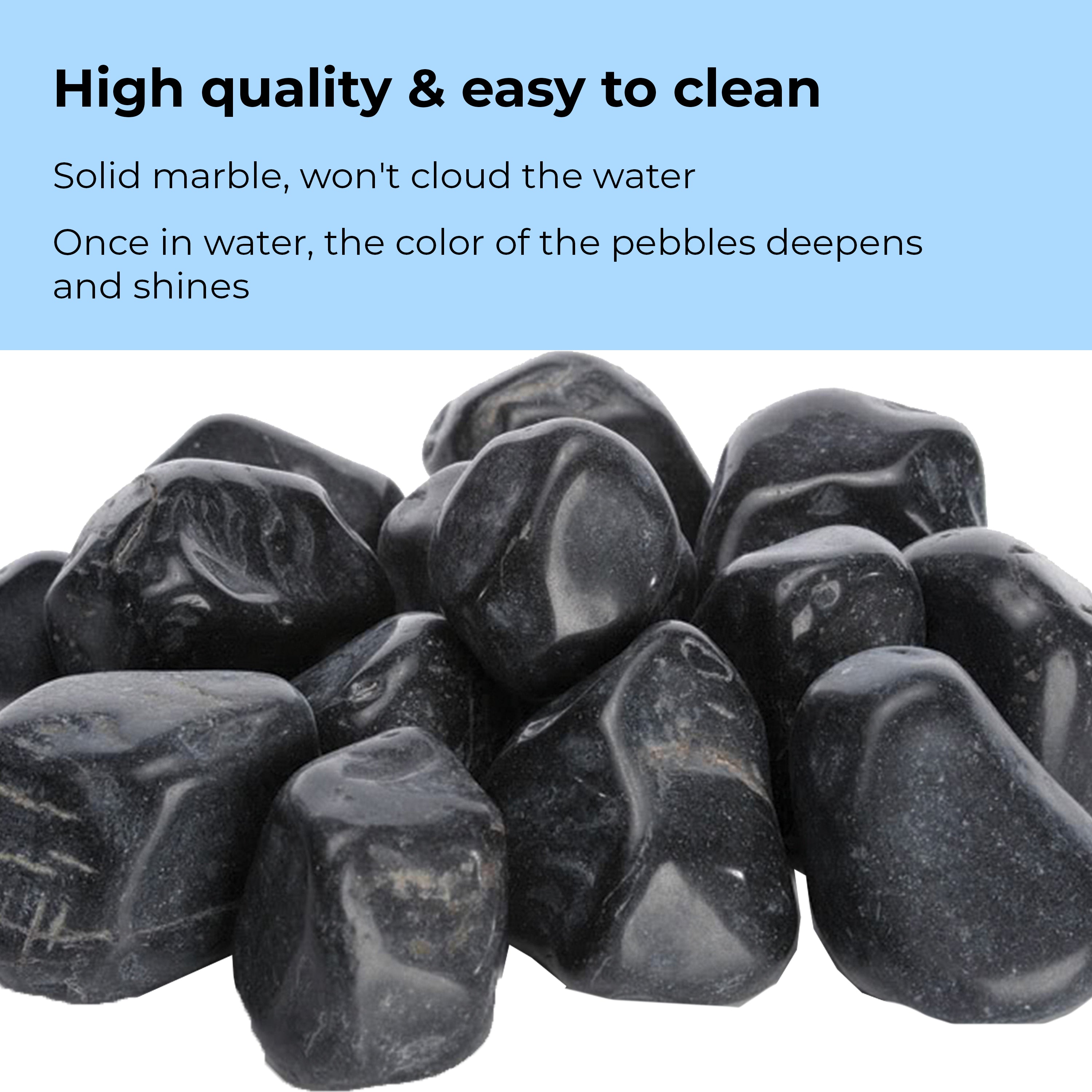 Marble Pebble Set - High quality & easy to clean