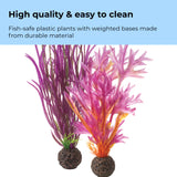 Red & Pink Plant Set, medium - High quality & easy to clean