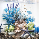 Blue & Purple Plant Set, medium - In use