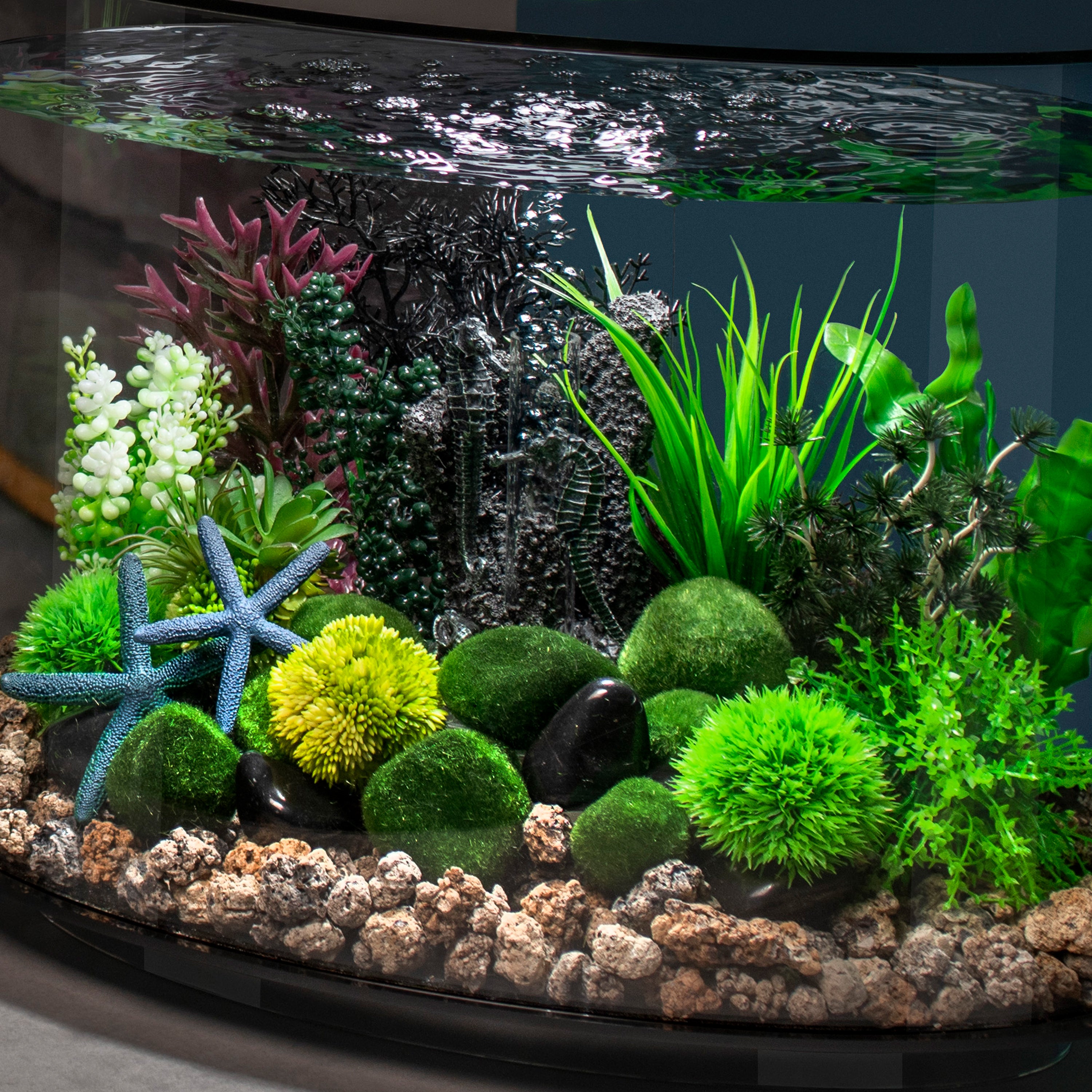 Decorative Aquarium Moss Fish Tank Decoration Balls Pebble