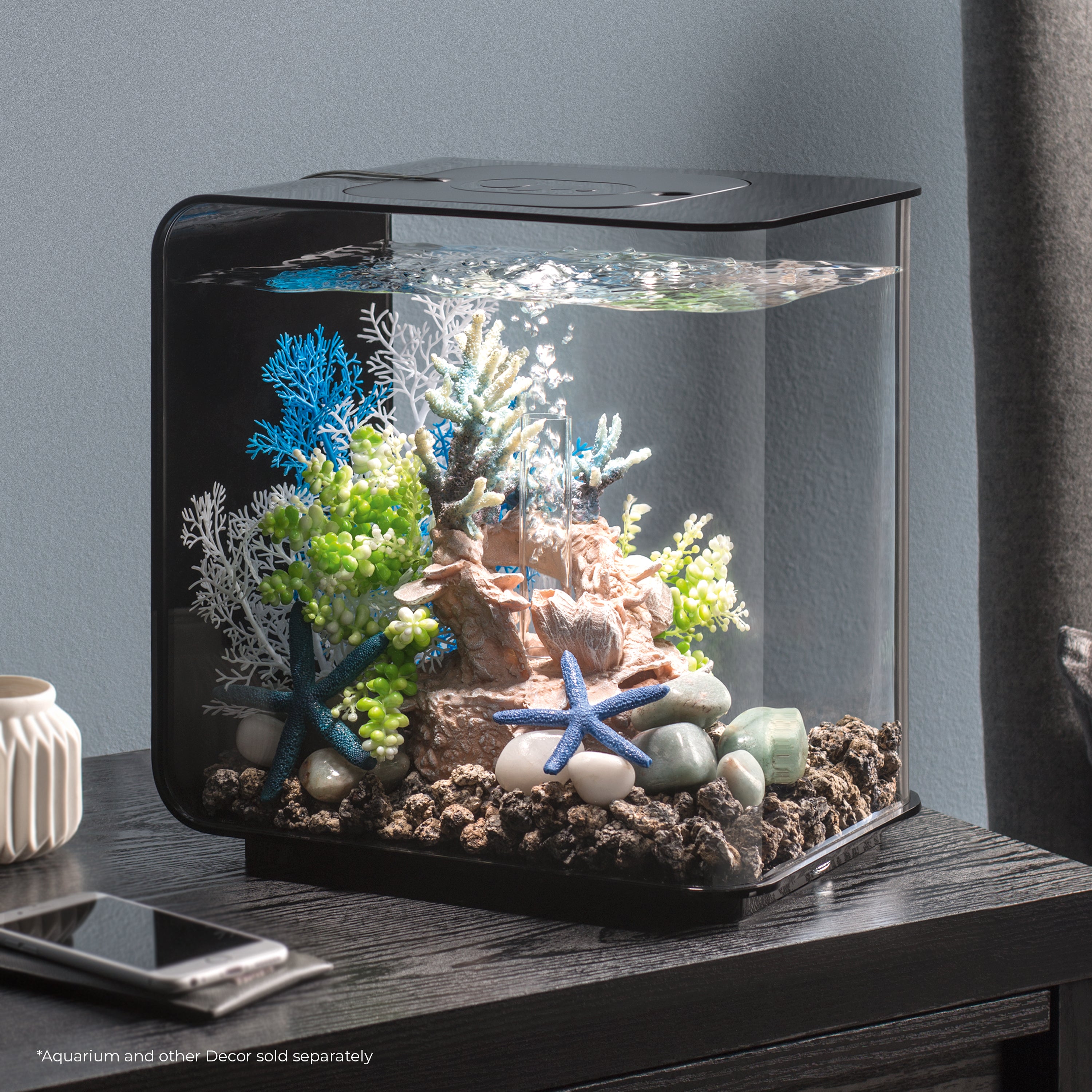 Medium Sea Fan - Blue In use