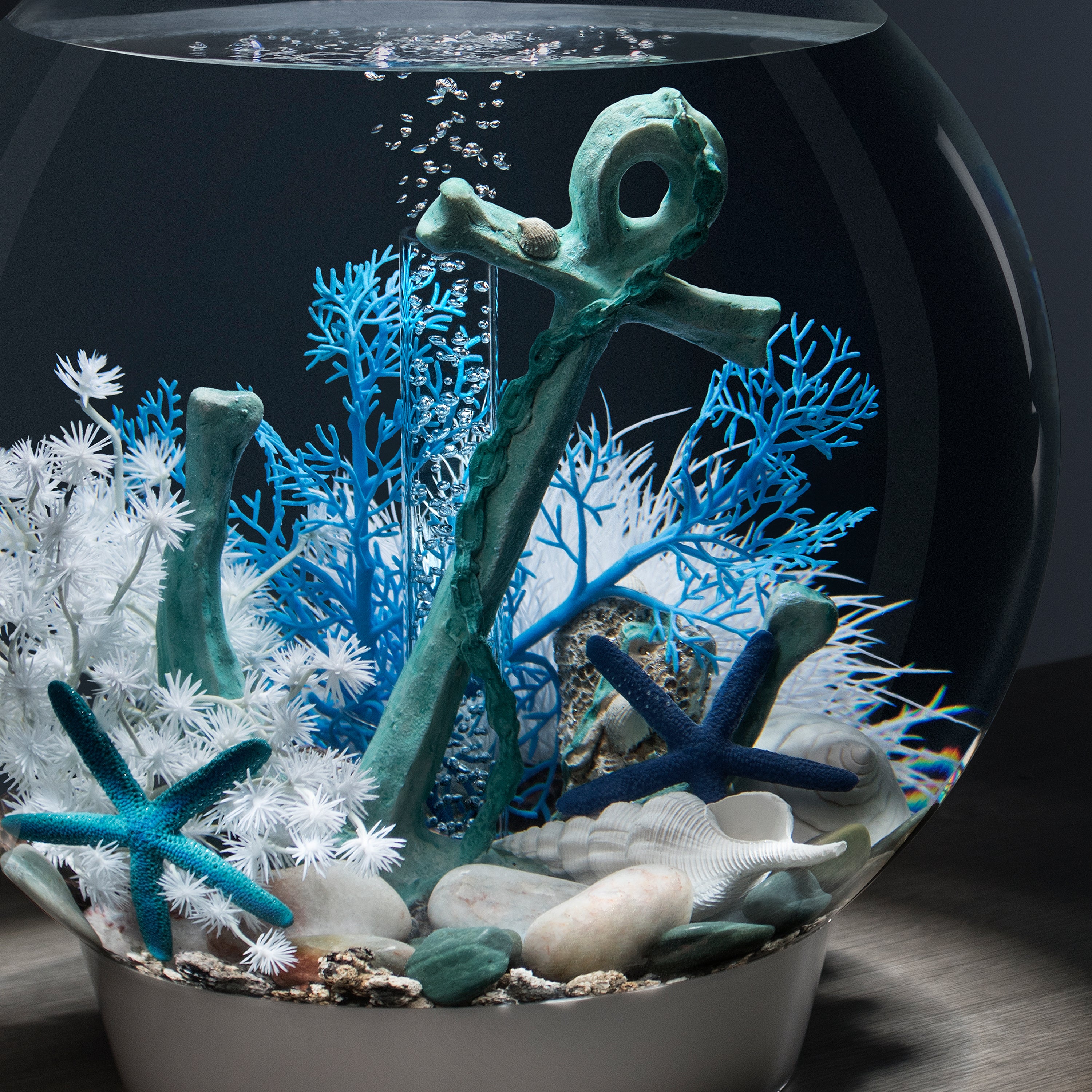 Medium Sea Fan - Blue In use