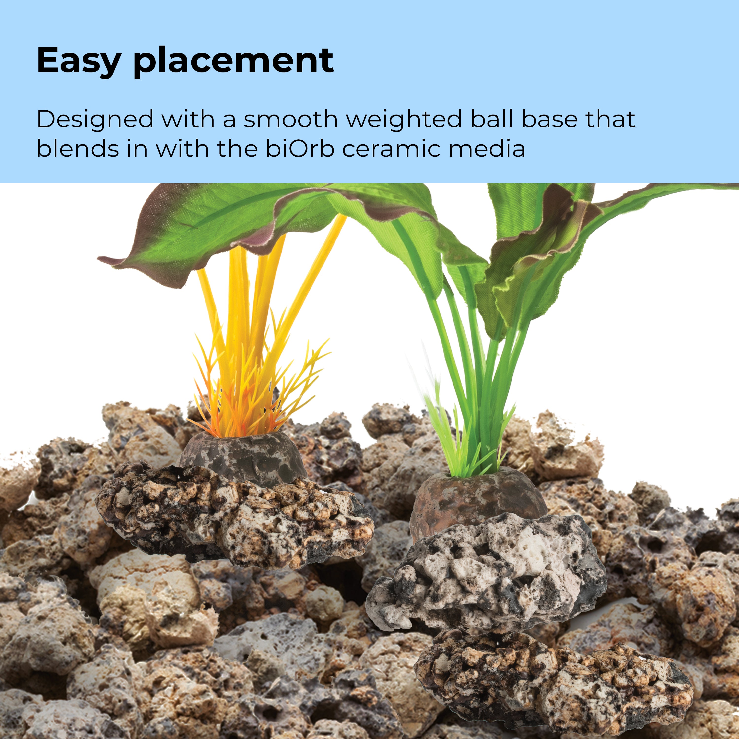 Green & Red Silk Plant Set, small - Easy placement