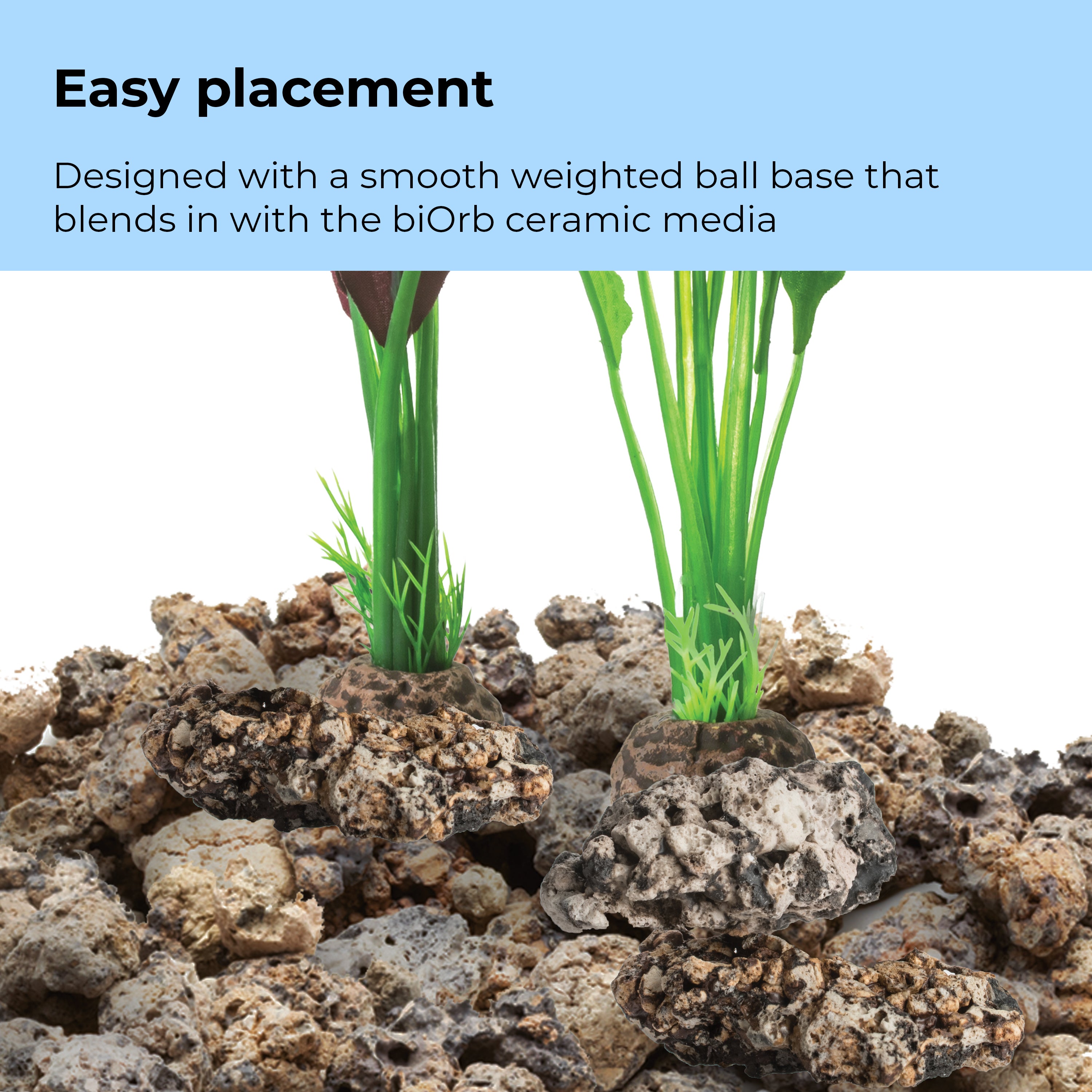 Green & Purple Silk Plant Set, medium - Easy placement