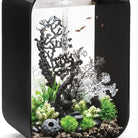Black Extra Large Fan Coral Sculpture in use