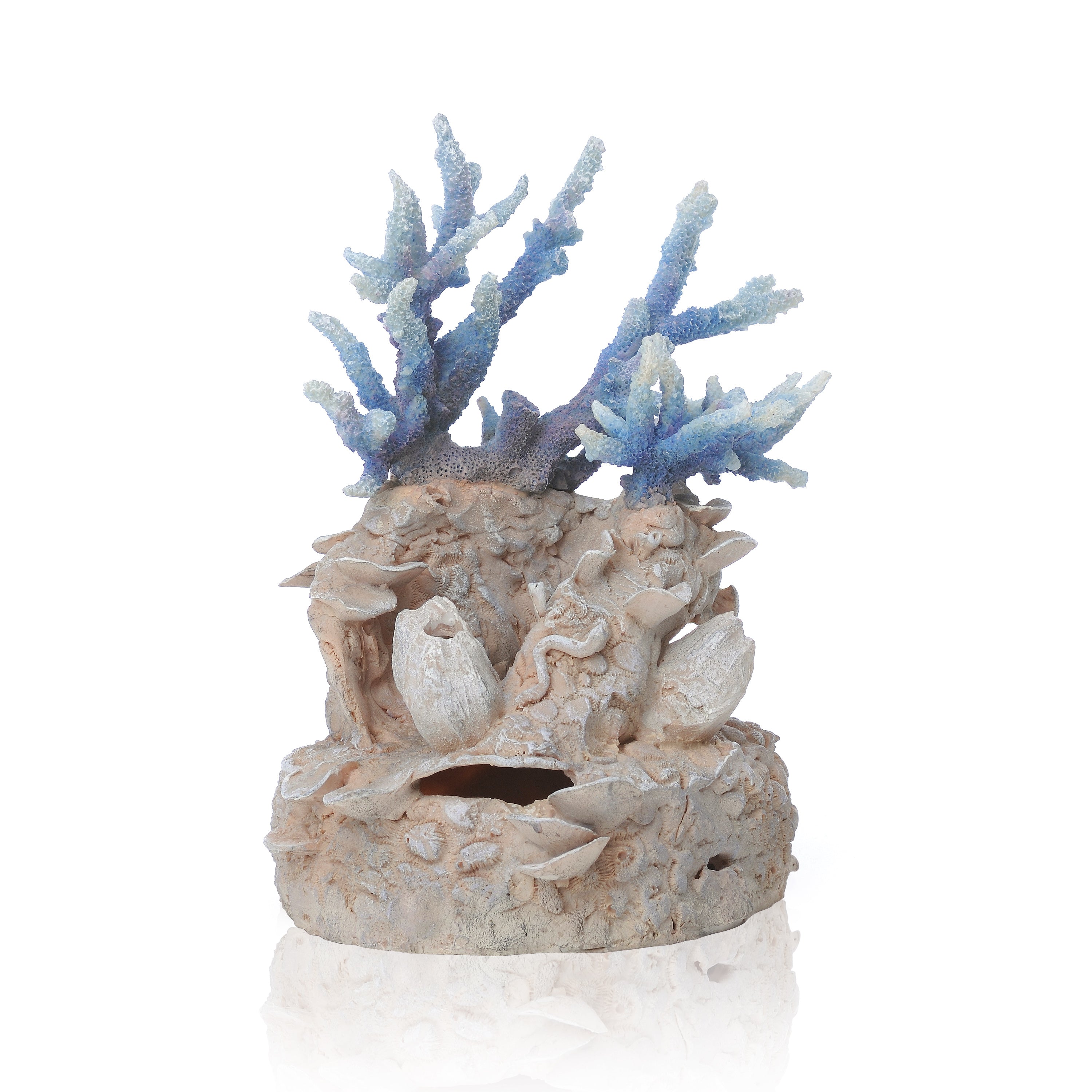 Blue Coral Reef Sculpture - Blue
