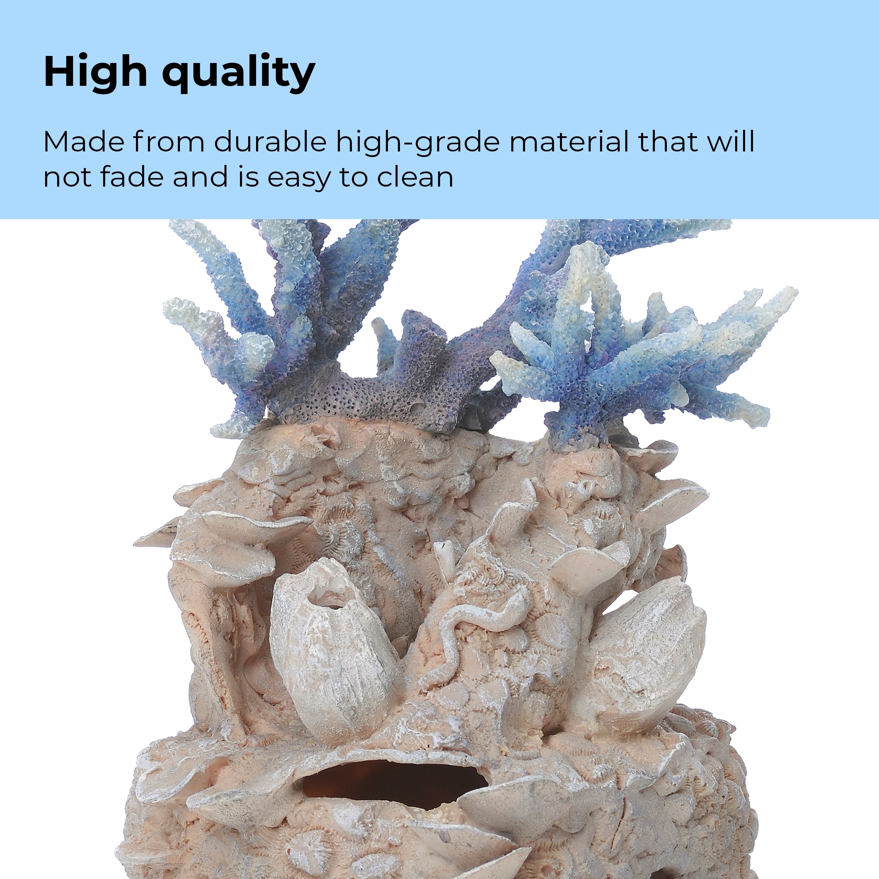 Blue Coral Reef Sculpture high quality