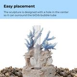 Blue Coral Reef Sculpture easy placement