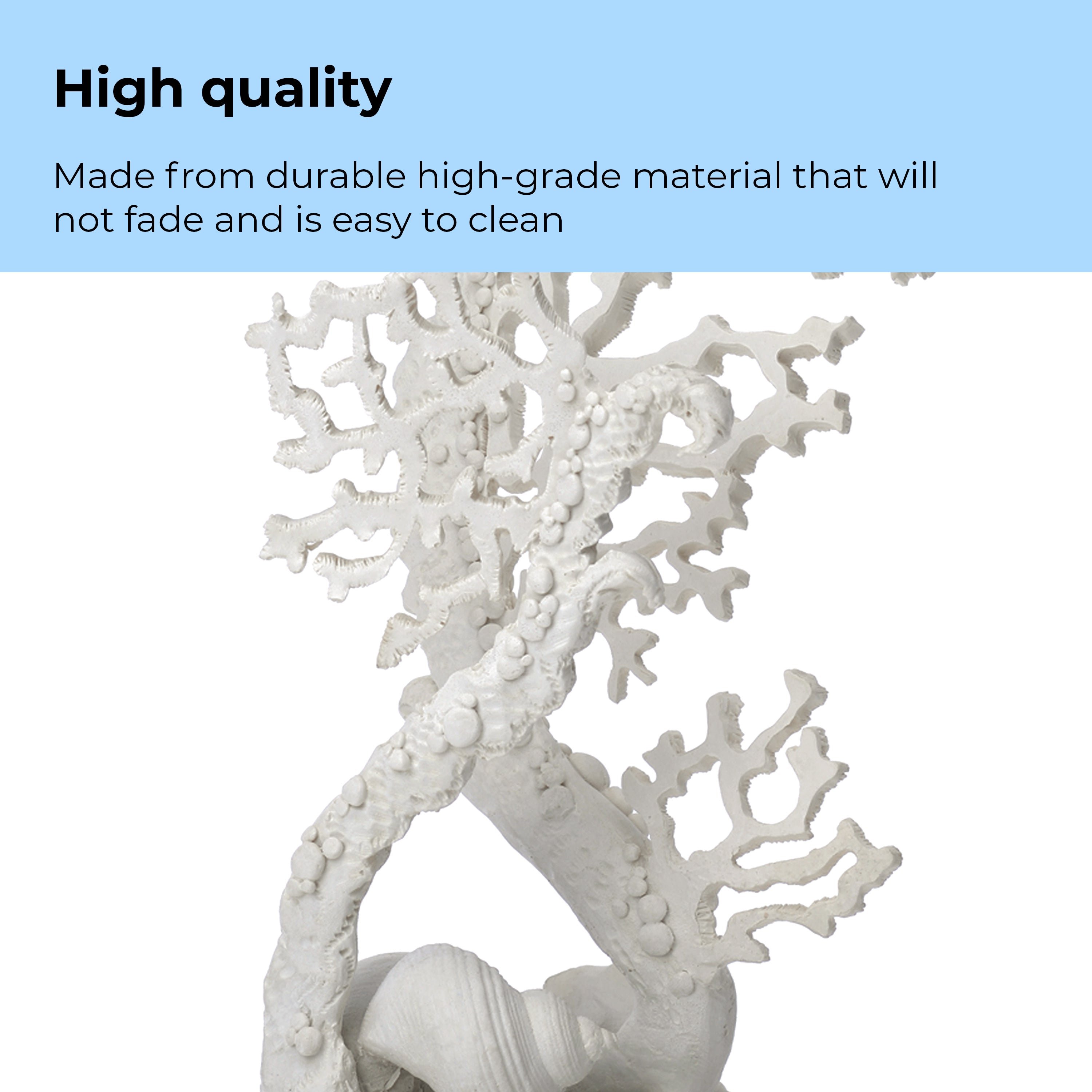 Extra Large Fan Coral Sculpture - high quality material