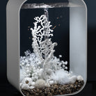 White Extra Large Fan Coral Sculpture in use