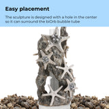 Sea Star Rock Sculpture - Easy Placement