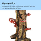 Mushroom on Trunk Sculpture durable and easy to clean