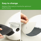 filter cartridge is easy to change