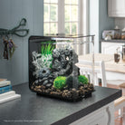 Black Mineral Stone Sculpture - In use