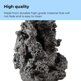 Black Mineral Stone Sculpture made from durable high quality material
