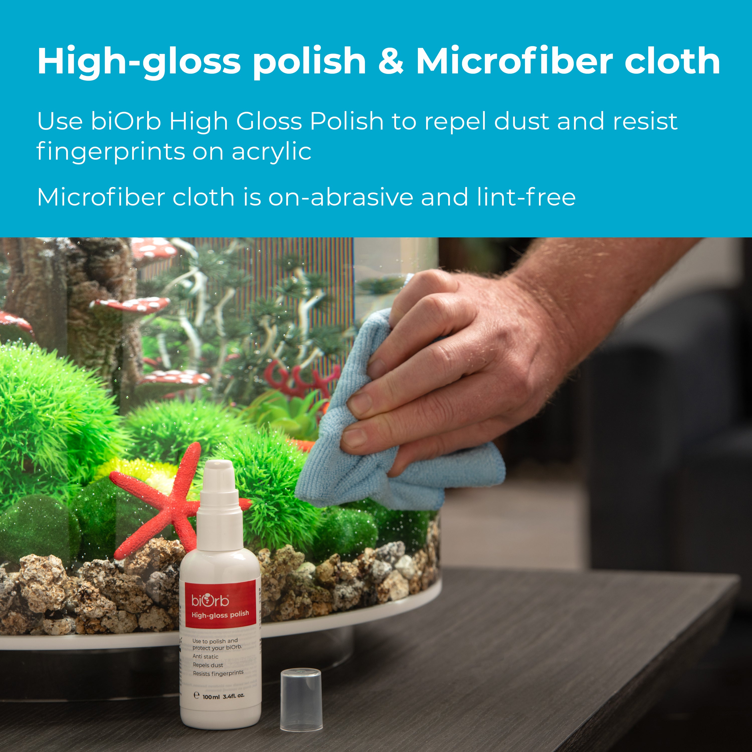 Maintenance Kit - High-gloss polish & Microfiber cloth
