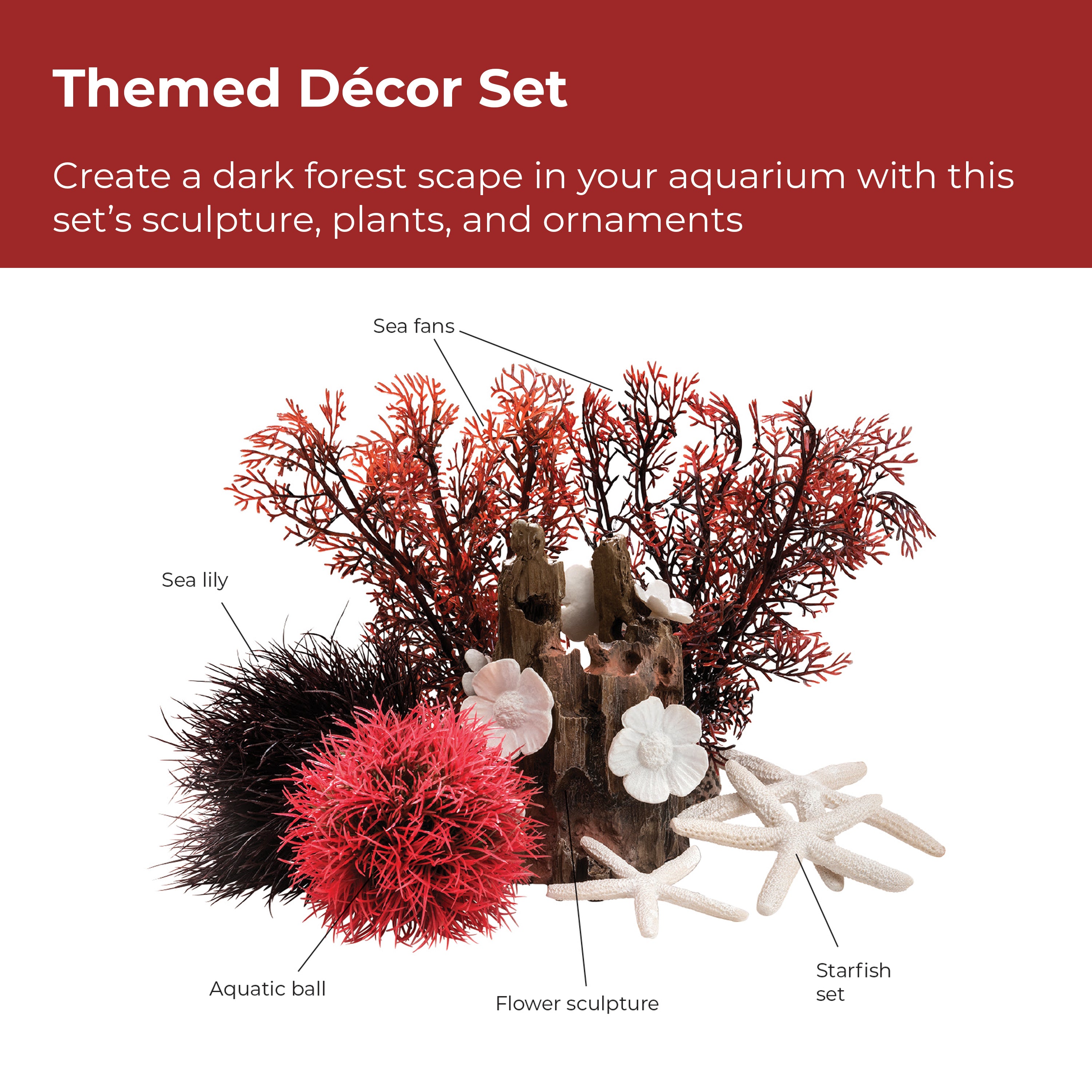 Red Forest Décor Set - Theme Decor Set