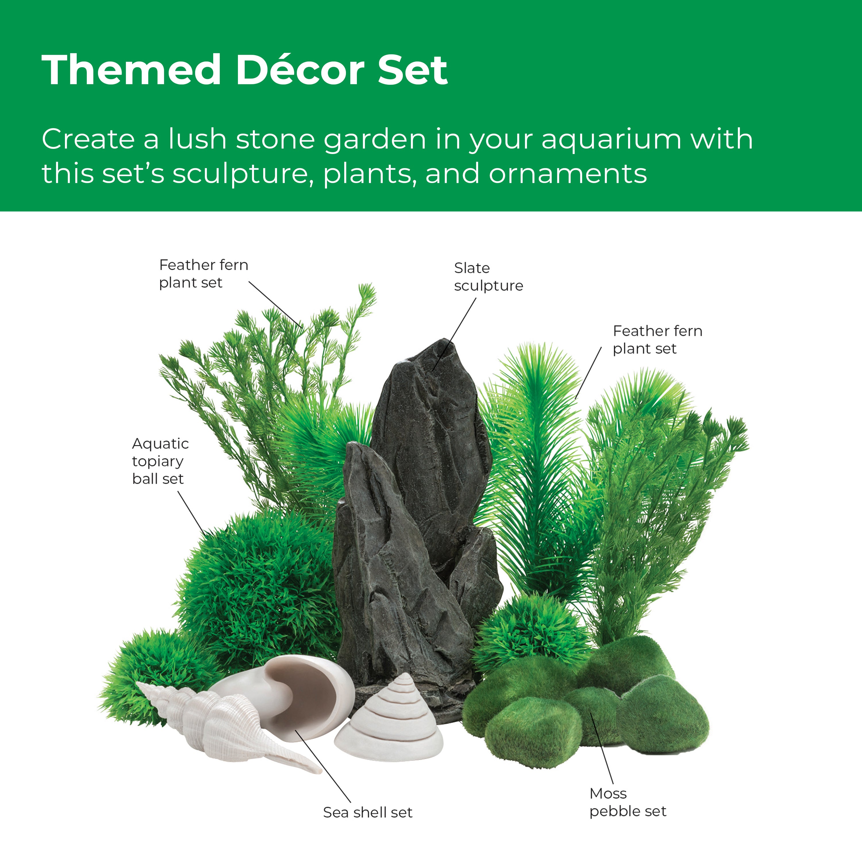 Stone Garden Décor Set - Themed Decor Set