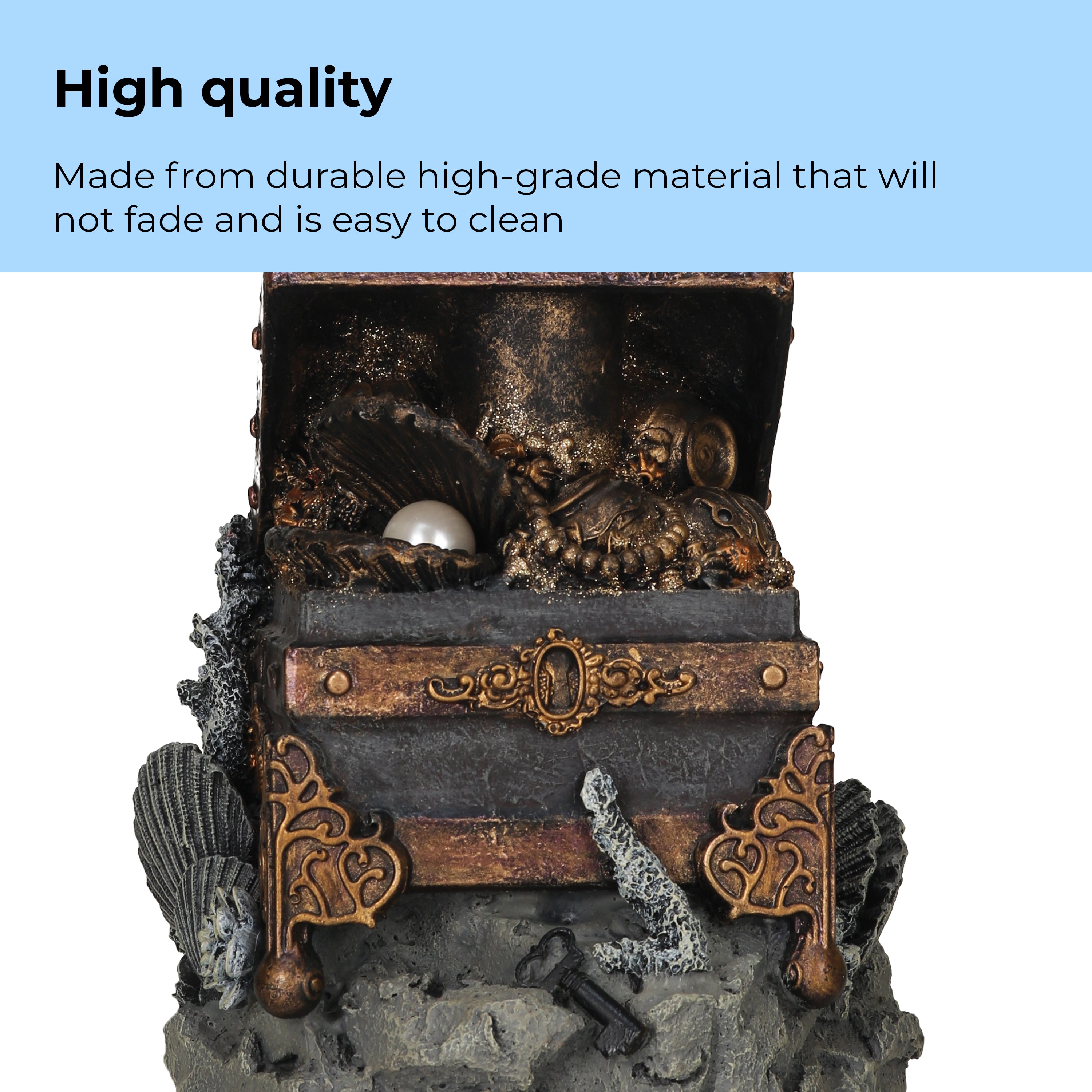 Treasure Chest Sculpture - High quality