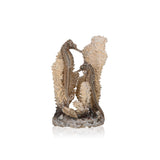 Seahorses on Coral Sculpture, small - Natural