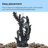 Seahorses on Coral Sculpture, medium - Easy placement
