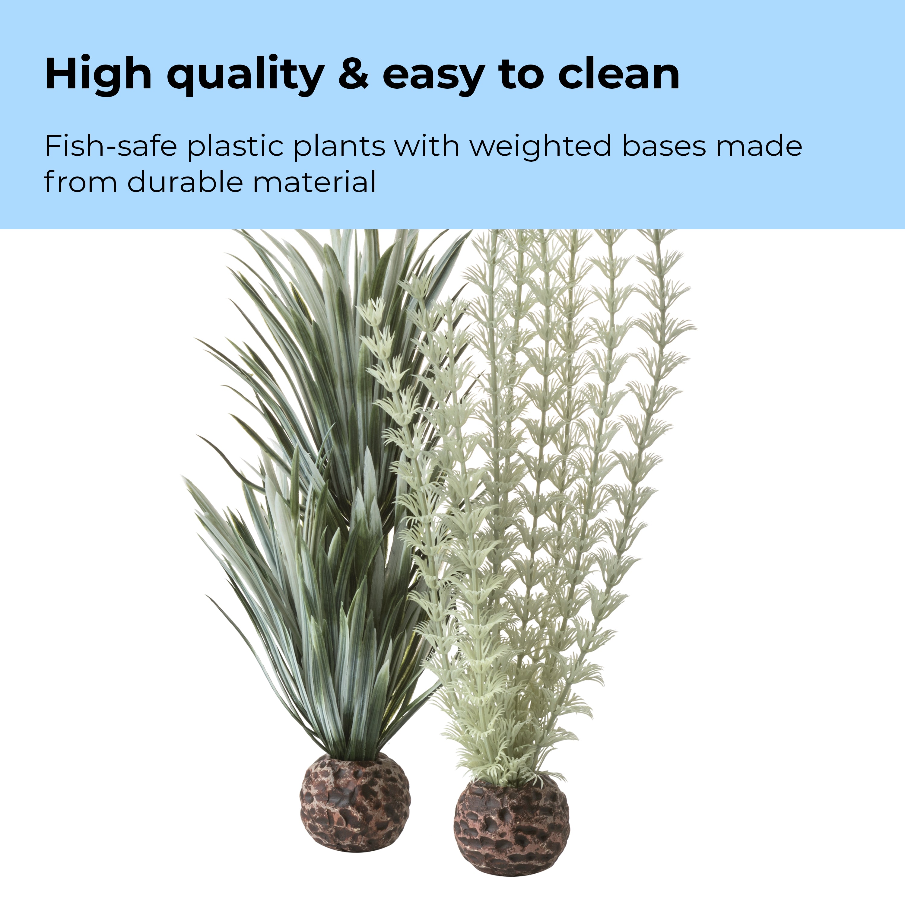 Grey-Green Ambulia Plant Set, small - High quality & easy to clean
