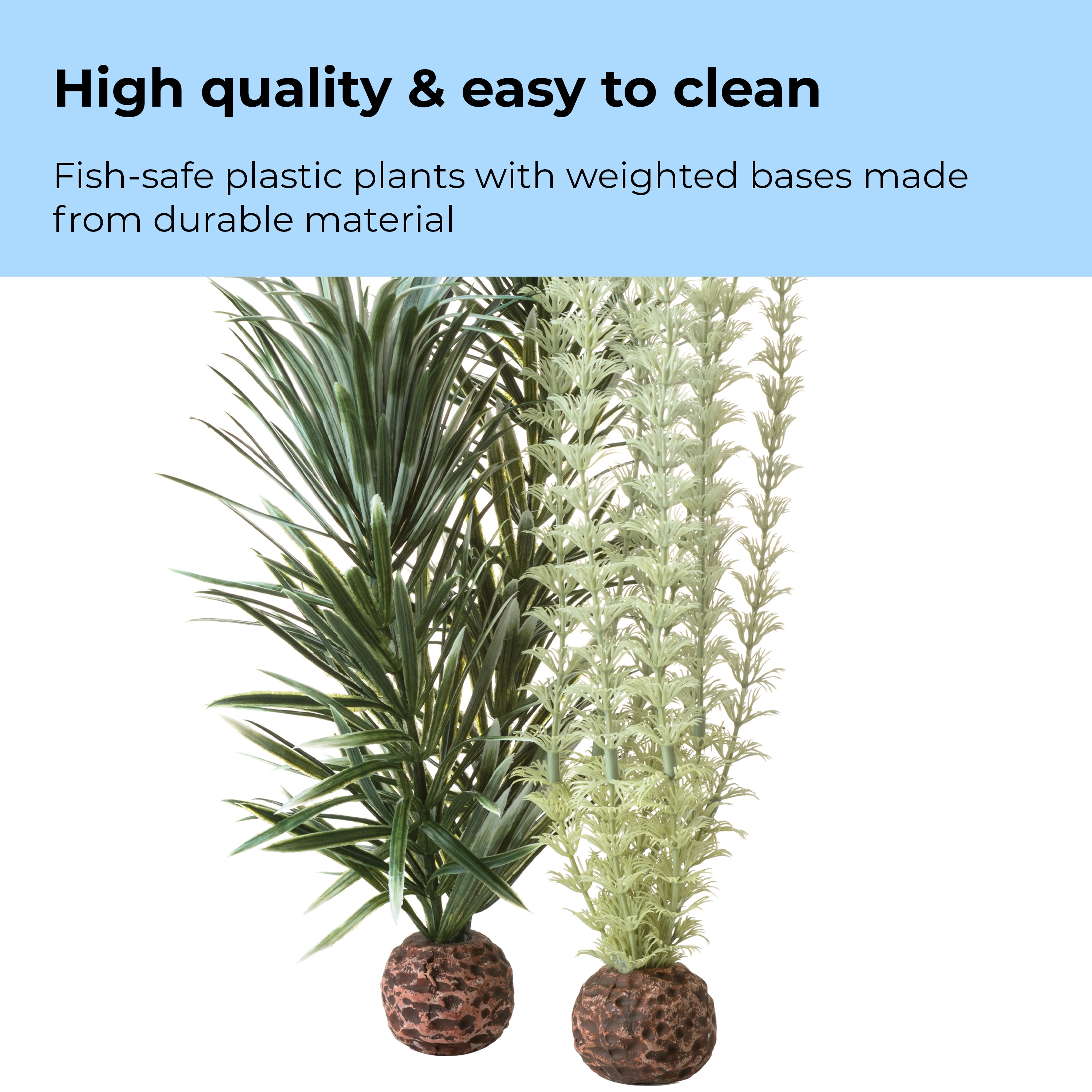 Grey-Green Ambulia Plant Set, medium - High quality & easy to clean