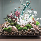 Olive Green Seapearls & Kelp Plant Set, medium - In use