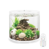 TUBE 15 Aquarium with MCR Light - 4 gallon available in white