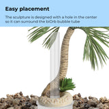 Seychelles Palm Tree Sculpture, large - Easy placement