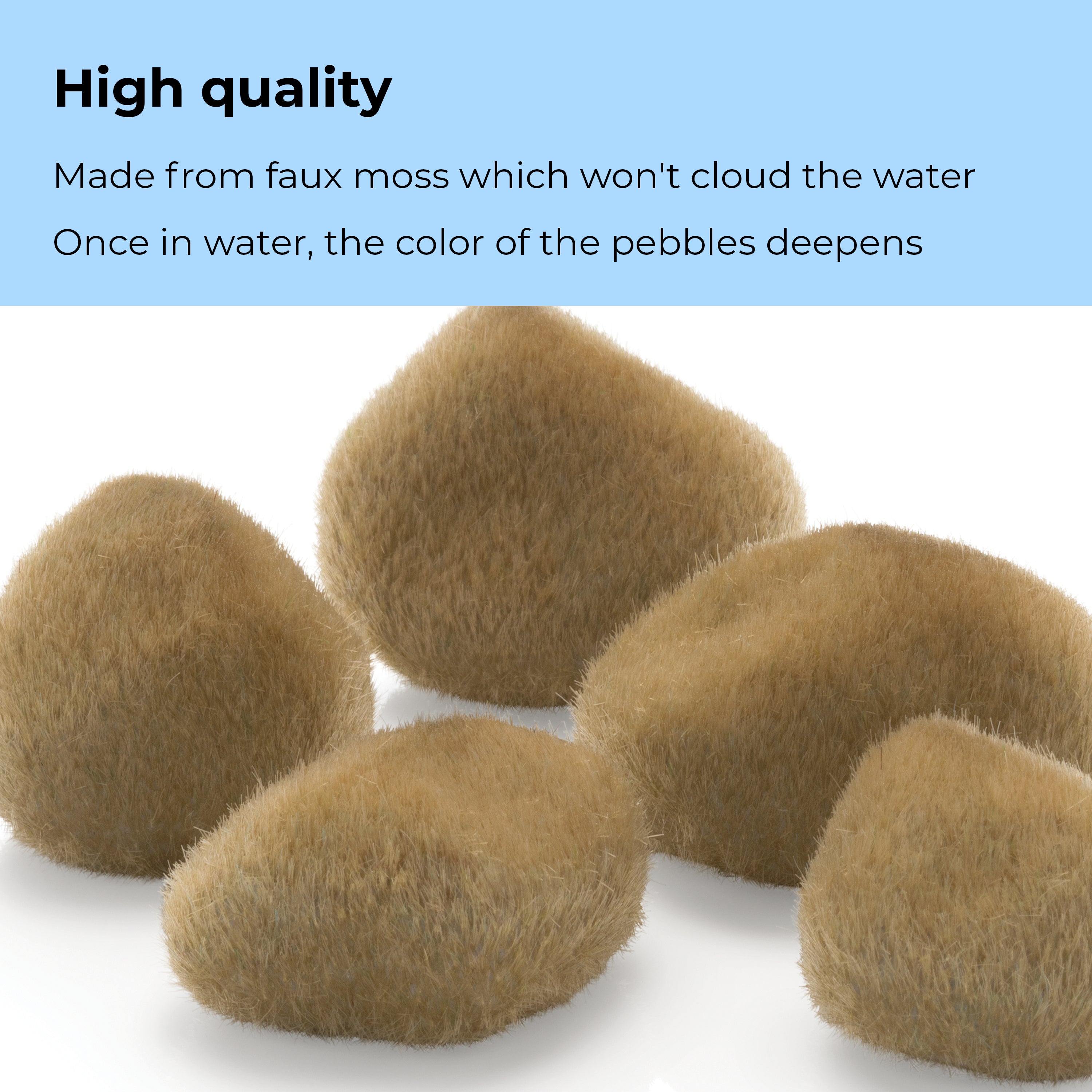 Moss Pebbles Set - High quality