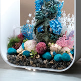 Moss Pebbles Set - Blue In use