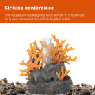 Orange Flames Décor Set - Striking centerpiece