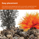 Orange Flames Décor Set - Easy placement