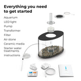 Everything you need to get started LOOP 15 Aquarium with Standard Light - 4 gallon