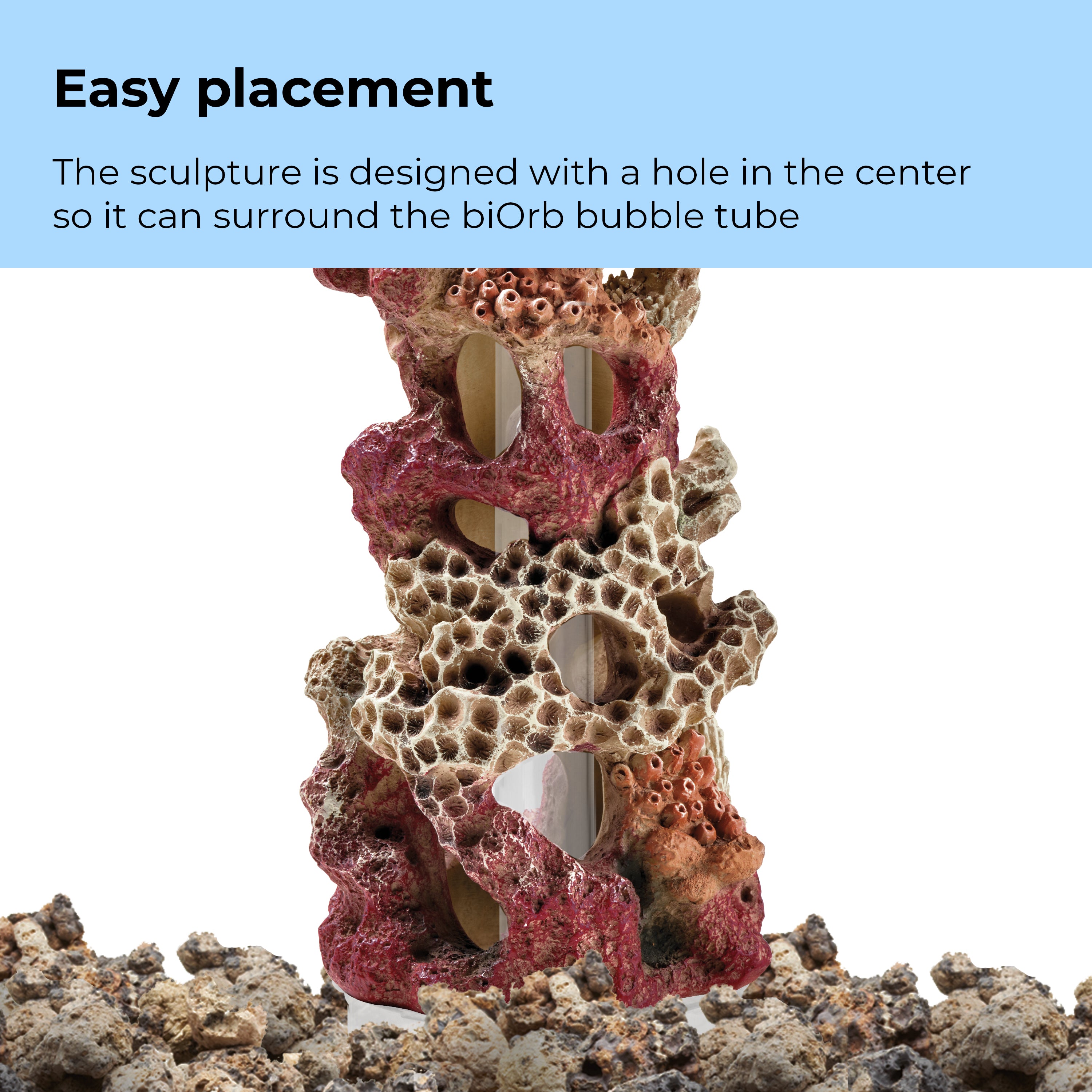 Reef Rock Sculpture easy placement