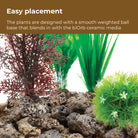 Wood on Stone Décor Set plants designed for easy placement