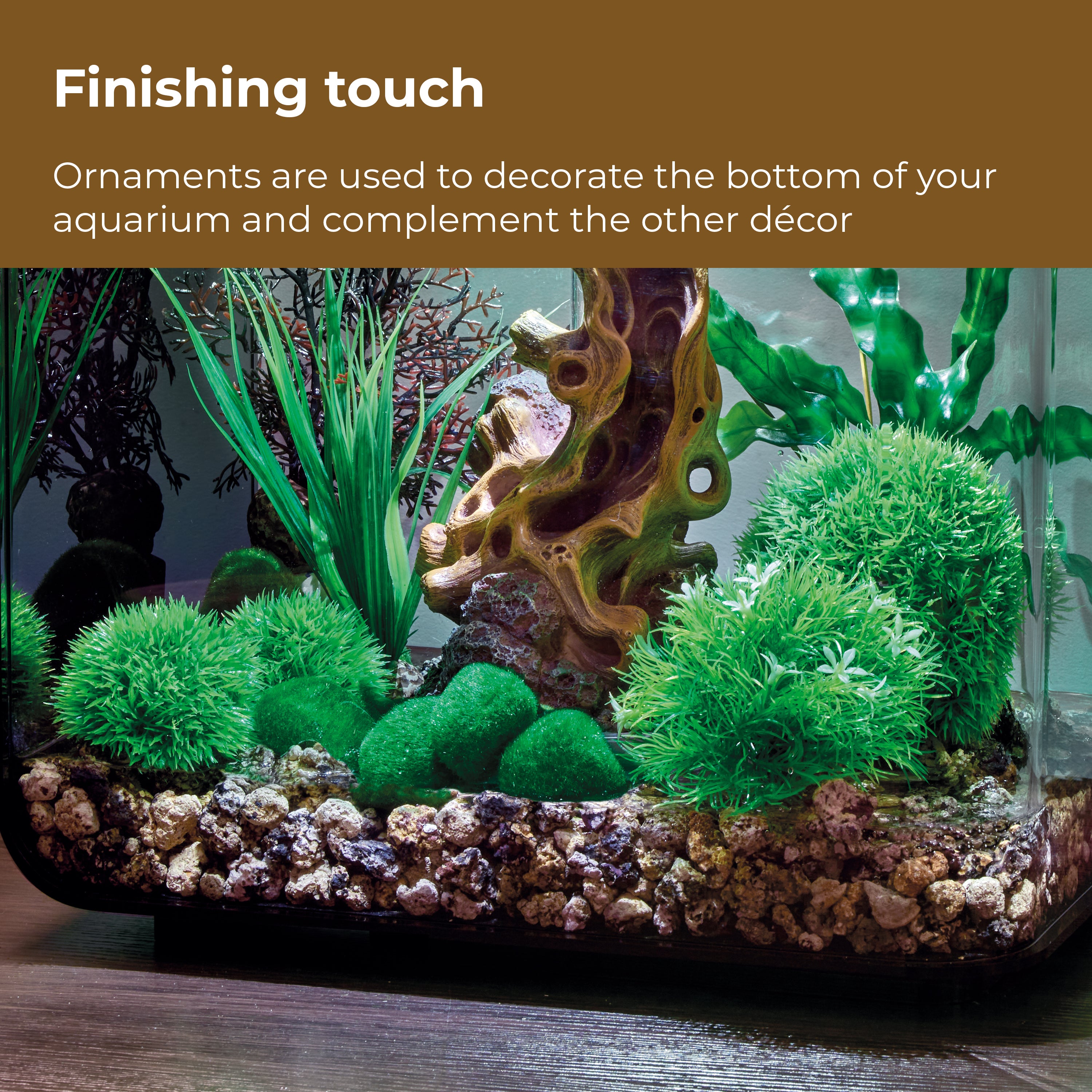 Wood on Stone Décor Set ornaments