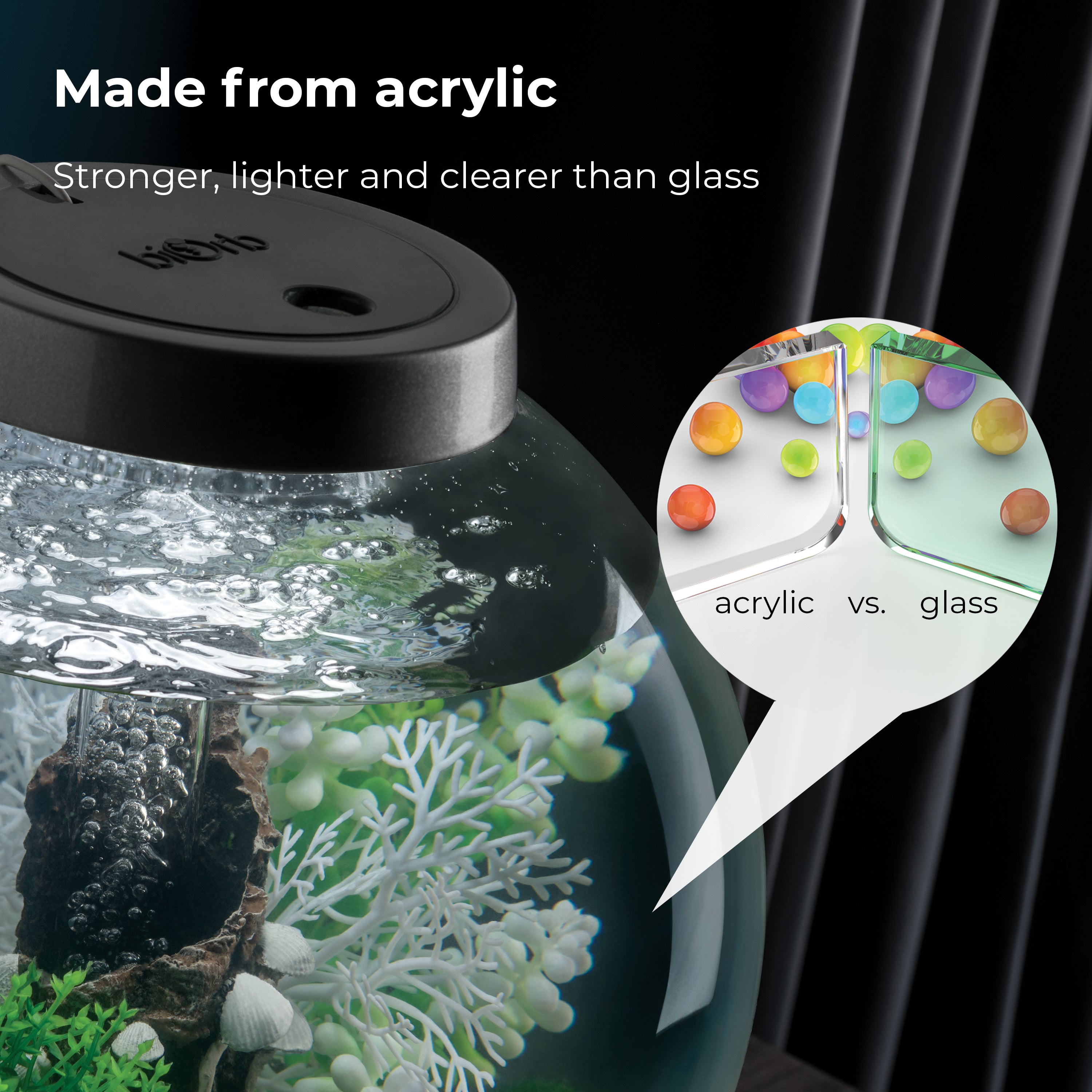 CLASSIC 15 Aquarium with Standard Light - 4 gallon - Made from acrylic 